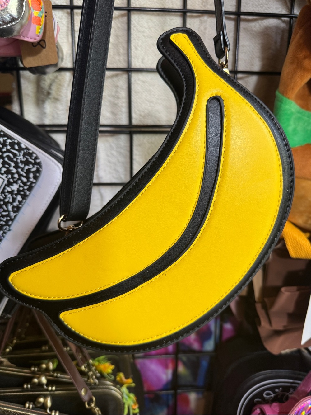 Yellow Banana Bag - Novelty Purse